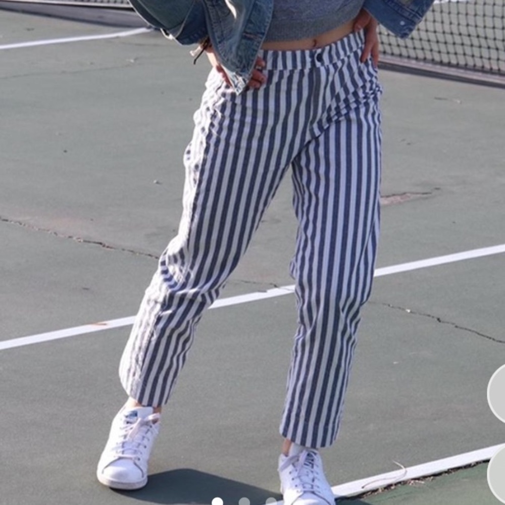 Brandy Melville Striped Tilden Pants